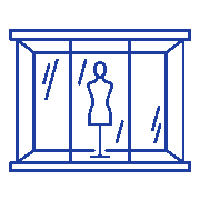 Glasreinigung für Schaufenster von Außenreinigung Fischer – für einen glasklaren ersten Eindruck.